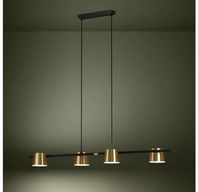 Lustră LED pe cablu Eglo 39985 ALTAMIRA 4xGU10/4,6W/230V 3000K auriu