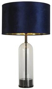 Veioza/Lampa de masa design decorativ Oxford negru, navy