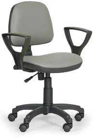 Scaun de lucru Milano - cu cotiere, gri