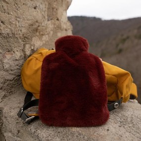 Termofor roșu din micropluș/cocolino 1,8 l Classic – Hugo Frosch