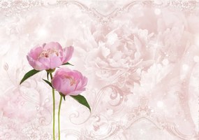 Fototapet - Bujor - roz (152,5x104 cm), în 8 de alte dimensiuni noi