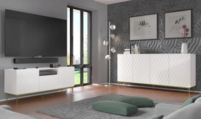 Masă TV Dintanna 145 (alb). 1124920