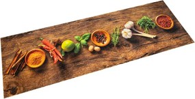 vidaXL Covor de bucătărie lavabil Spices, 60x300 cm, catifea