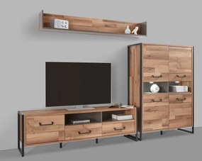 Set living 3 piese stejar Hud 287,9/41,5/183,7 cm