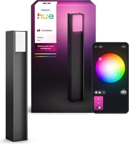 Philips - Lampă LED reglabilă de exterior Hue TURACO 1xE27/8,1W/230V 80 cm IP44