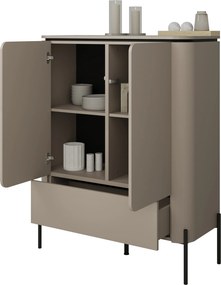 Komodă înaltă Bello 98 cm cu sertar - congo