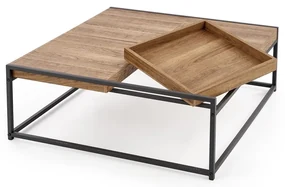 Masa de cafea Fregata, miere de nuc / negru