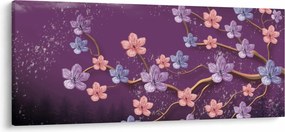 Tablou - Amurg de primăvară (120x50 cm)