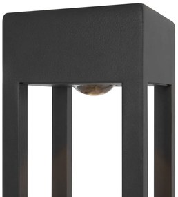 Stalp LED pentru iluminat exterior IP65 Elbe grafit H-100cm