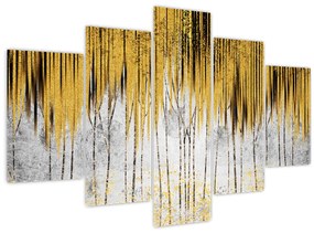 Tablou - Linii de aur (150x105 cm)