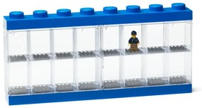 Cutie depozitare 16 minifigurine LEGO®, albastru