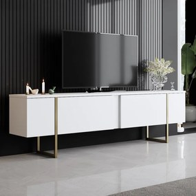 Set Mobilier Living 2 piese Luxe Set - White, Gold