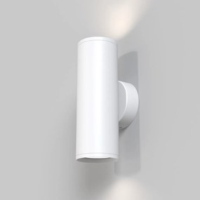 Aplica de perete cu lumina ambientala design tehnic Focus S alb