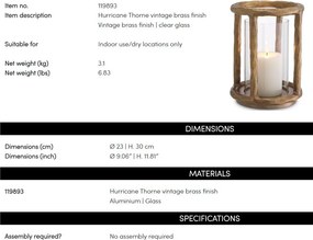Suport lumanare design LUX Thorne