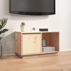 Comoda TV, 74x35x44 cm, lemn masiv de pin