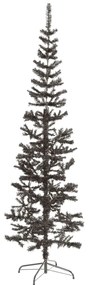 Brad de Craciun artificial subtire, negru, 240 cm 1, Negru, 240 cm