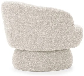 Fotoliu bej pivotant Dali – MOME