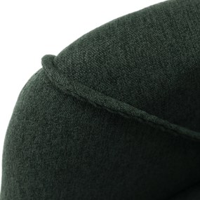 Fotoliu design, verde / fag, PETRUS