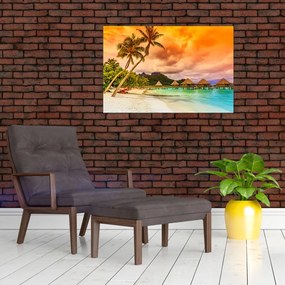 Tablou - Insula Bora Bora (90x60 cm)