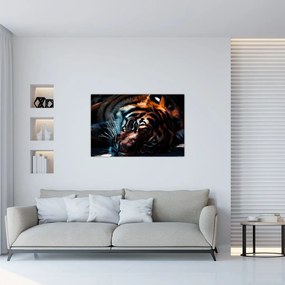 Tablou cu tigrul dormind (90x60 cm)