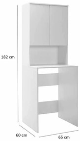 Dulap deasupra mașinii de spălat Lisa White