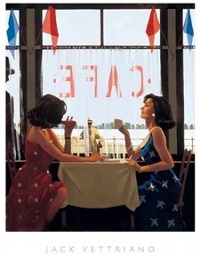 Imprimare de artă Jack Vettriano - Cafe Days