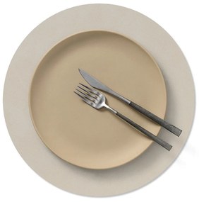 Suport pentru farfurii din piele ecologică ø 30 cm Circle M Nupo – LIND DNA