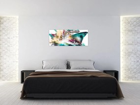 Tablou - Acuarelă mare (120x50 cm)