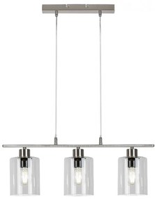 Lustra suspendata design modern Miroslaw 3L crom