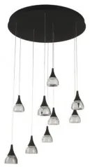 Suspensie 9 becuri led 45W Dalamatia AZ3143 Azzardo