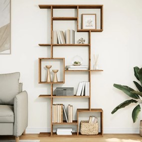 vidaXL Bibliotecă, stejar artizanal, 92x29x188 cm, lemn prelucrat