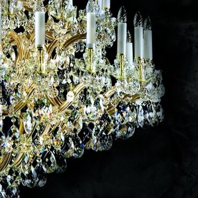 Candelabru Cristal Bohemia Exclusive 48 brate, diam.160cm MARIA TEREZIA 19 CE