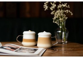 Căni 2 buc. pentru cappuccino/cu perete dublu 320 ml Mia – Vialli Design