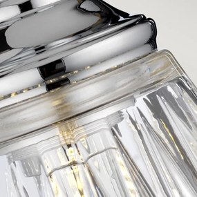 Quintiesse QN-KEYNES1-BATH-LED Lampă de perete pentru baie KEYNES, soclu 1xG9, 3W, 230V, IP44, crom lucios