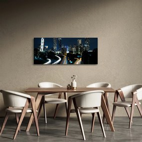 Tabloul metropolei nocturne (120x50 cm)