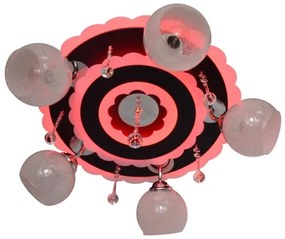 Spot LED ARONA 5xE27/15W/230V negru + LED