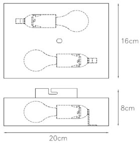 Aplică OVALIS 2xE14/9W/230V Lucide 12222/02/30