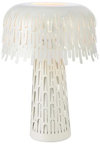 Veioză albă cu abajur din metal (înălțime 38 cm) Verbera – Markslöjd