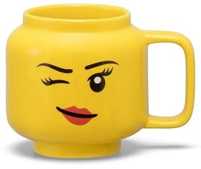 Cană pentru copii galben din ceramică 255 ml Head – LEGO®