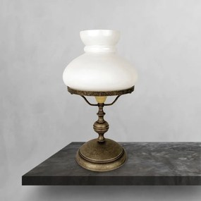 Veioza din alama stil nautic clasic Mississippi alb