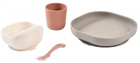 Beaba - Set de masă pentru copii Terracotta, 4 piese