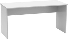 Masa birou JOHAN 2 NEW 01, alb, DTD laminat, 150x68x74 cm