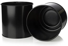 Suport flori 75x17 cm negru/auriu