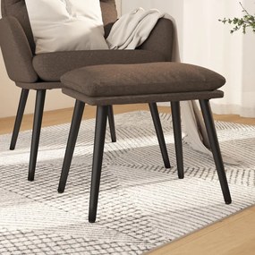 vidaXL Taburet, gri taupe, 45x29,5x35 cm, material textil