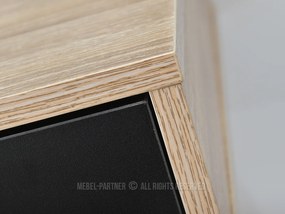 Masă PC Fallon (stejar + negru). 1109753