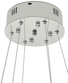 Lustra LED moderna design deosebit CHARMES 80 crom