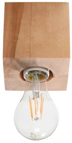 Plafonieră în culoare naturală 10x10 cm Gabi – Sollux