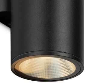 Aplica LED de perete pentru exterior IP65 Shim negru