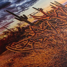 Tablou - Ora aurie a deșertului (120x50 cm)