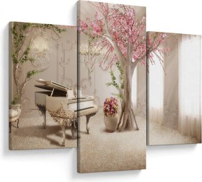 Tablou - Interior de vis cu pian (90x60 cm)